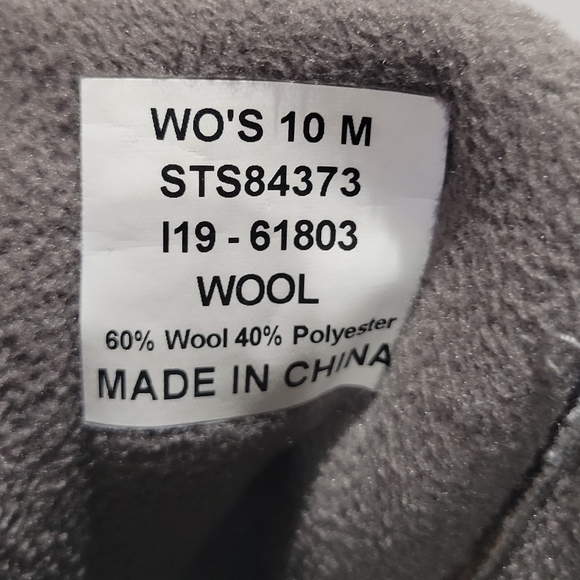 Sperry Top sider  womens 10 M wool rain duck grey ankle zip boots - Picture 4 of 12